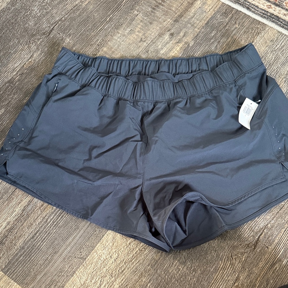 Women's Dark Blue Athletic Shorts